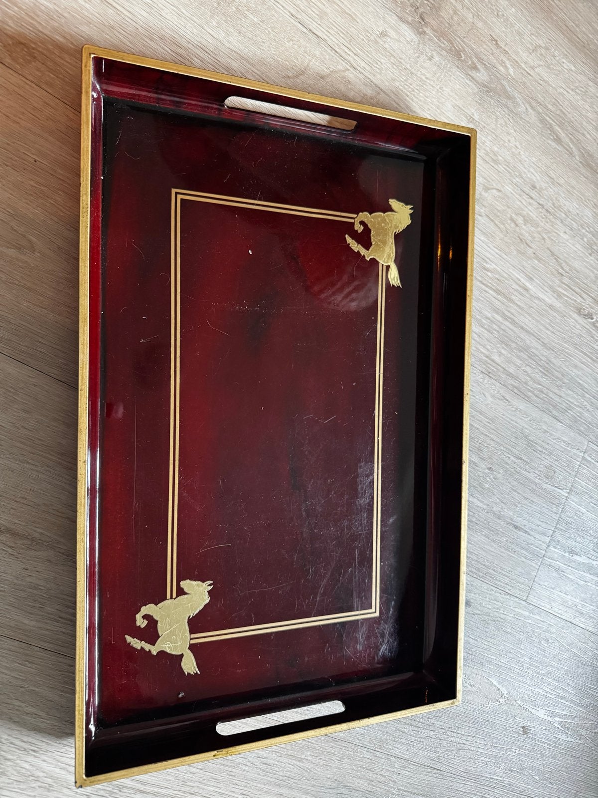Vintage Melarti Dienblad, Ophalen, Overige materialen, Gebruikt, Dienblad