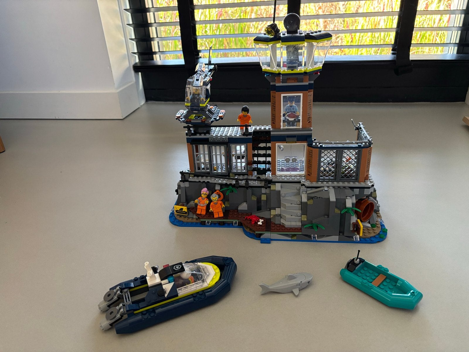 LEGO City Politie Gevangeniseiland 60419 met Voertuigen, City, Lego, Ophalen of Verzenden, Zo goed als nieuw