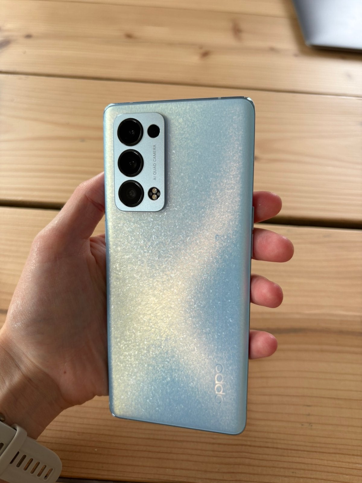 Nette Oppo Reno 6 Pro 5G, 256GB, Arctic blue, Ophalen, Gebruikt, Overige modellen, Zonder simlock