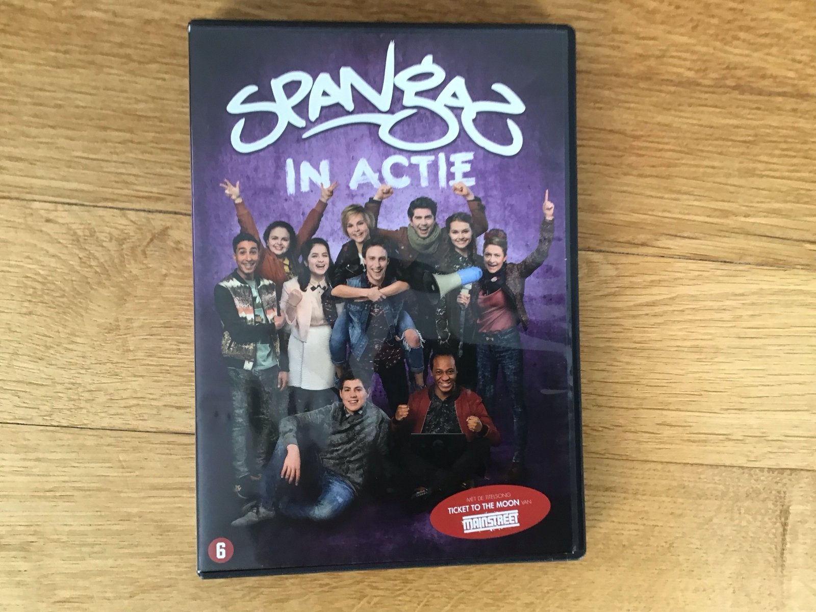 SpangaS in Actie DVD - Familie film, Gebruikt, Nederlands, Vanaf 6 jaar, Inclusief doosje