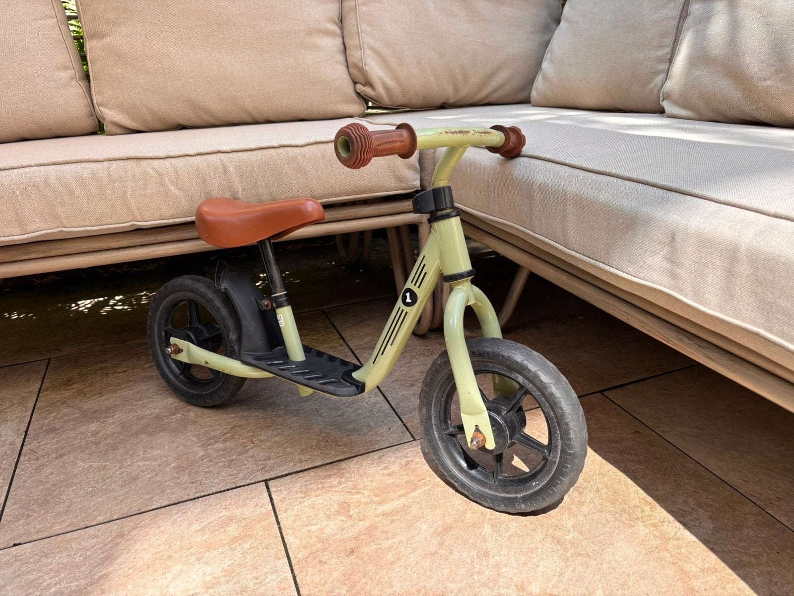 Bandits & Angels Loopfiets vintage groen, Ophalen, Gebruikt, Loopfiets