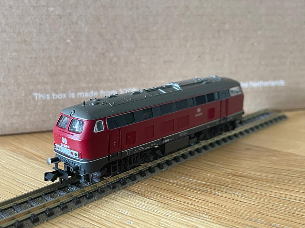 Fleischmann piccolo n-spoor DB dieselloc 7237, Hobby en Vrije tijd, Modeltreinen | N-Spoor, Fleischmann, Ophalen of Verzenden