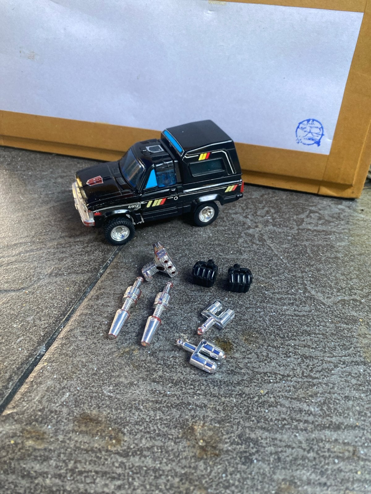 Vintage Transformers G1 Trailbreaker speelgoedauto, Verzamelen, Transformers, G1, Ophalen of Verzenden, Zo goed als nieuw, Autobots
