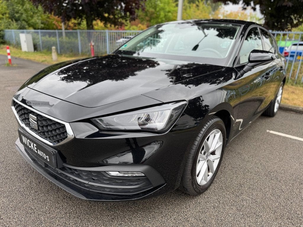 SEAT Leon 1.0 eTSI Style DSG 110 PK Led Camera Stoelverw. Na, Stof, Gebruikt, Zwart, Leon