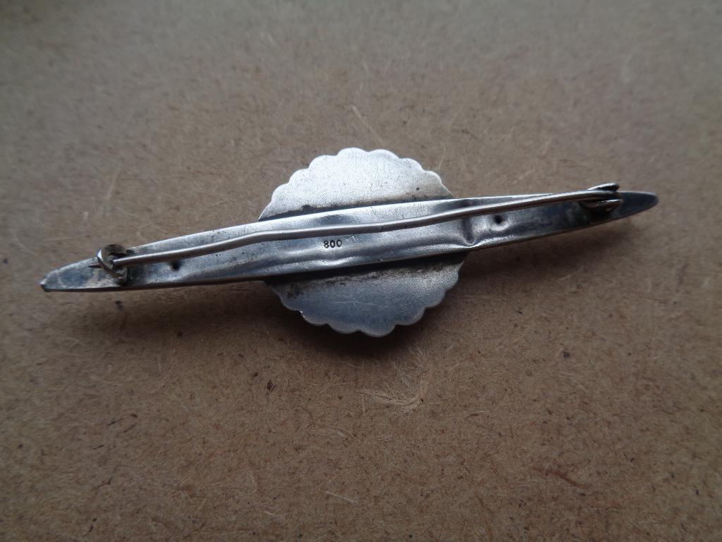 zilveren antieke broche [252], Verzenden, Zilver, Broche