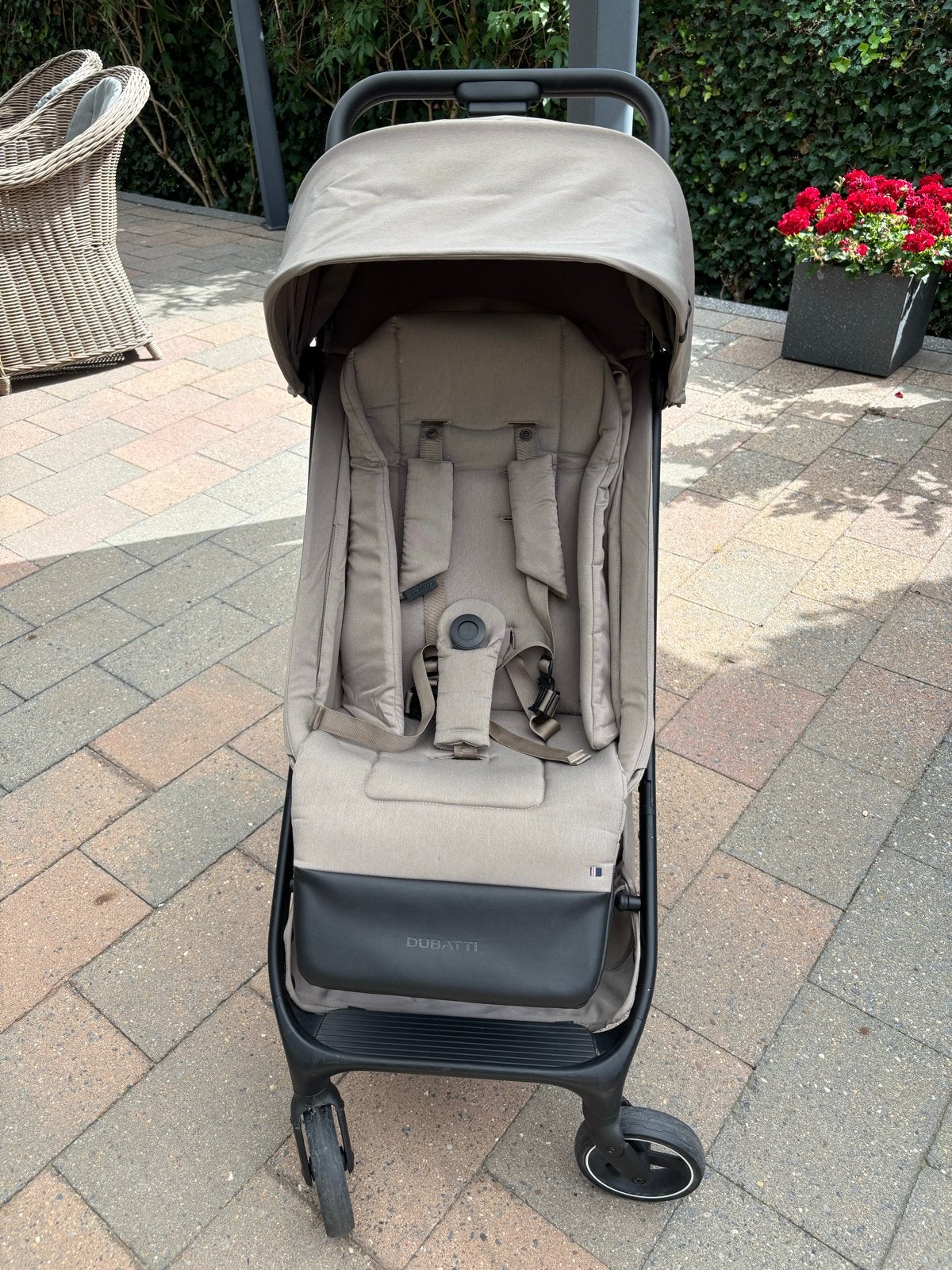 Dubatti Smart buggy E2 Black / Taupe - Compact en stijlvol, Ophalen, Gebruikt, Kinderwagen, Overige merken