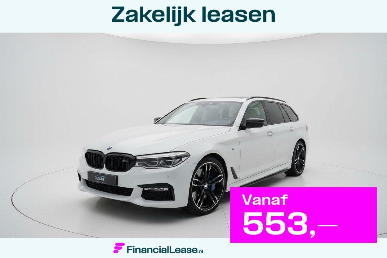 BMW 5-serie Touring 540i xDrive High Executive M SPORT PANO, Dealer onderhouden, Gebruikt, Euro 6, 2000 kg