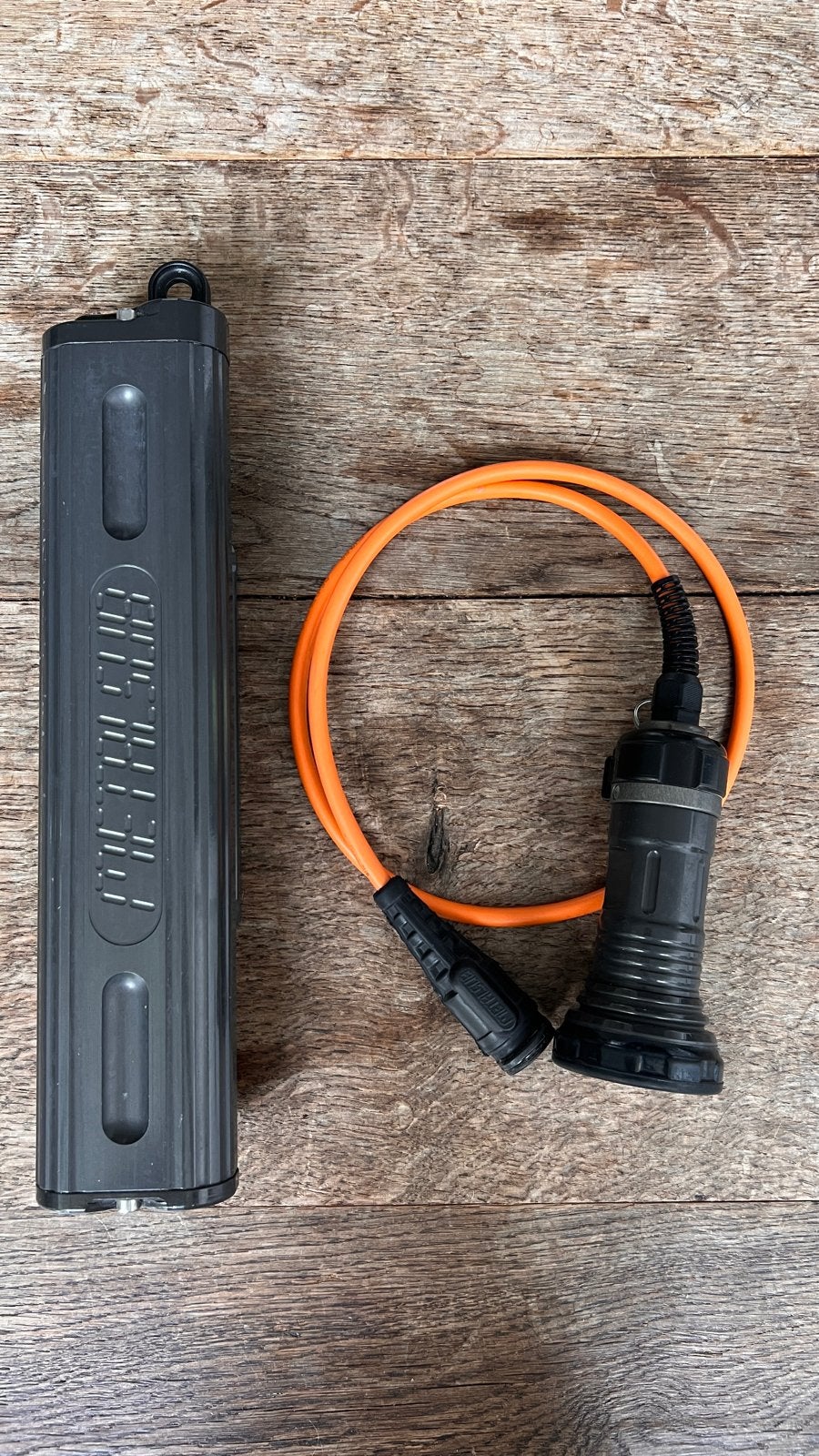 Metalsub FX1209 accu met KL1242 LED lamp en lader, Ophalen, Gebruikt, Duiklamp