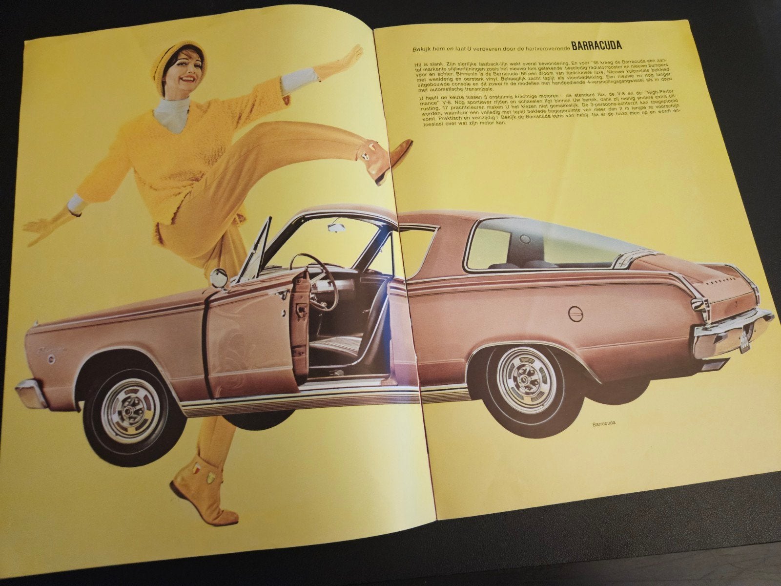 Brochure Plymouth Valiant & Barracuda 1966, Ophalen of Verzenden, Zo goed als nieuw, Overige merken