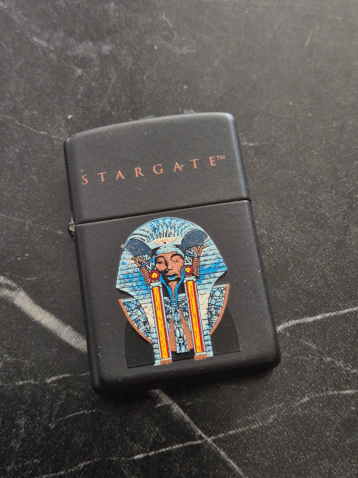 Stargate Zippo aansteker 1994, Ophalen of Verzenden, Zo goed als nieuw, Aansteker