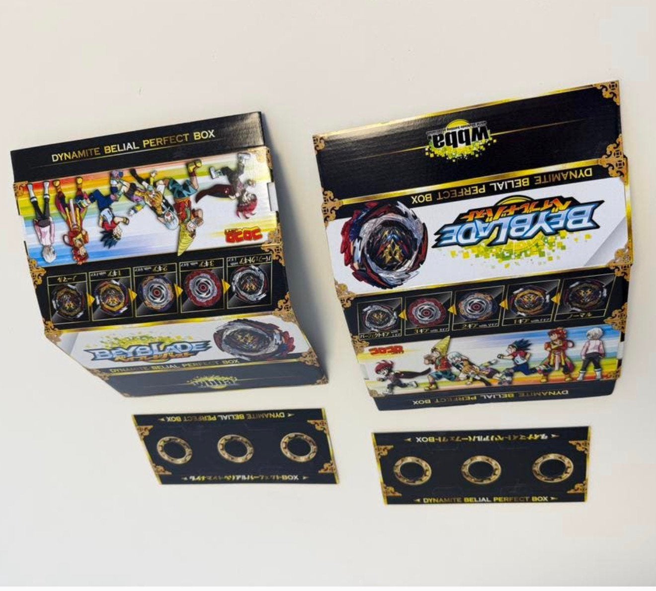 Beyblade Dynamite Belial “Box only” 2x Takara Tomy Corocoro, Verzamelen, Speelgoed, Nieuw, Ophalen of Verzenden, H, H