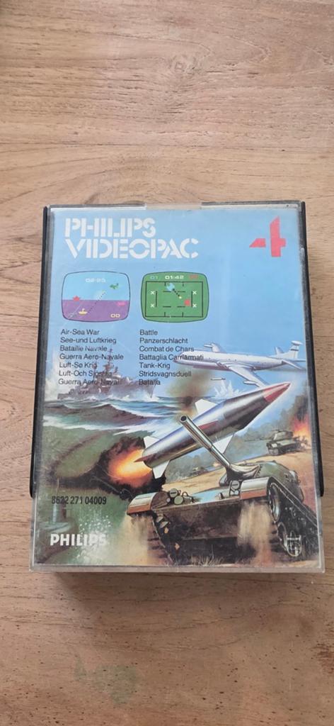 Philips Videopac 4: Air-Sea War & Battle (Vintage Game), Spelcomputers en Games, Ophalen of Verzenden