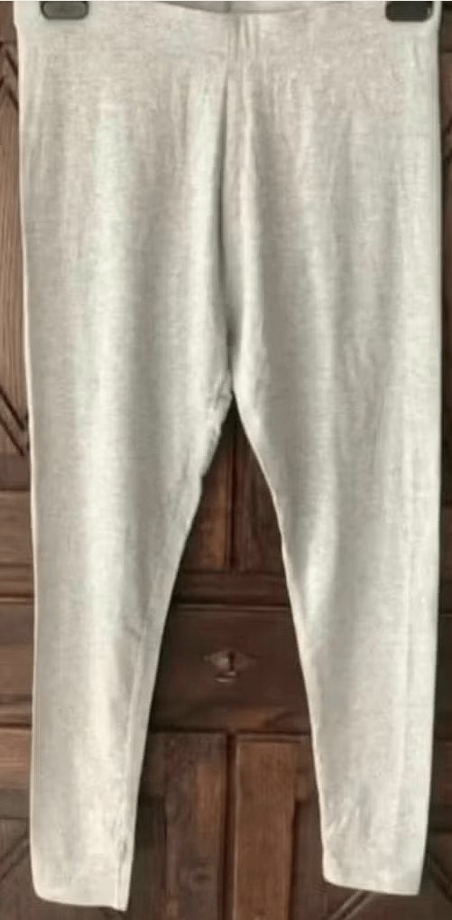 Grijze gemeleerde legging; 40 / 42; ESMARA; lengte 94 cm, Maat 38/40 (M), Ophalen of Verzenden, Zo goed als nieuw, Grijs