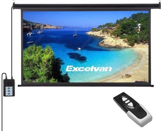 Nieuwe Elektrisch Projectiescherm 120 inch actie!, Ophalen, Nieuw