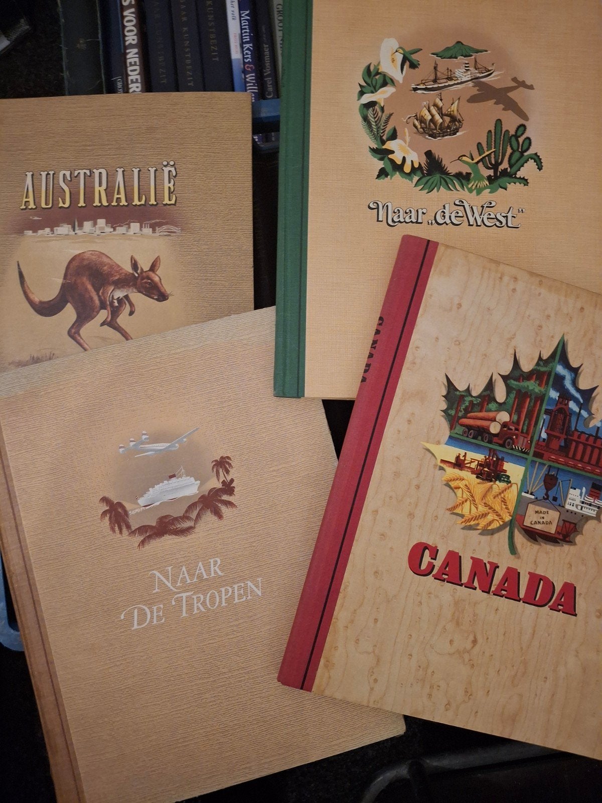 Douwe Egberts Reisalbums, Boeken, Australië en Nieuw-Zeeland, Reisgids of -boek, Piet Bakker, W.G.N. de Keizer, Ophalen
