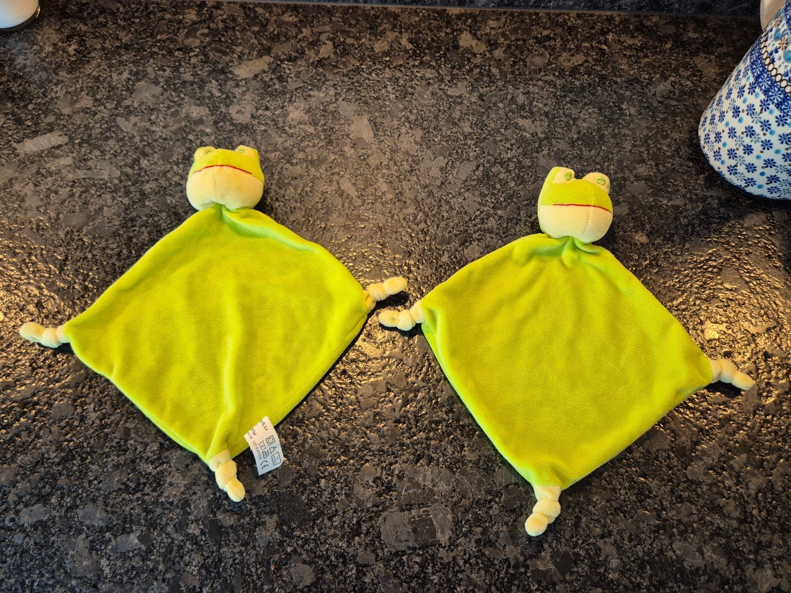 Knuffeldoekjes Kikker 2 stuks, Ophalen of Verzenden, Kikker