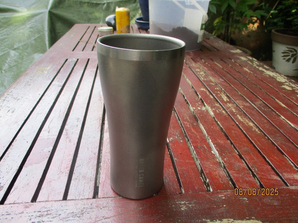 Titanium Bier Beker, Dubbelwandig, Ophalen of Verzenden, Overige stijlen, Overige typen