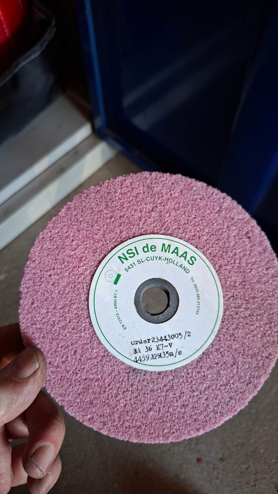 Slijpsteen van merk  nsi de maas, Doe-het-zelf en Verbouw, Ophalen of Verzenden, Nieuw
