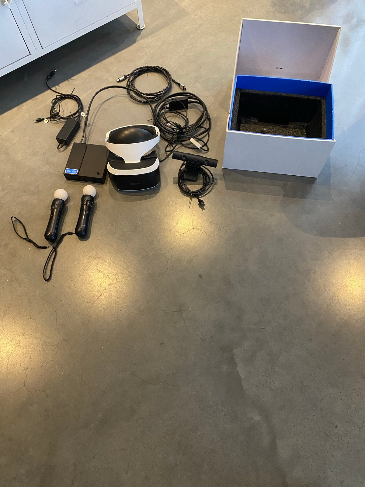 Sony PlayStation VR Set met Accessoires en Games, Spelcomputers en Games, Virtual Reality, Ophalen, Zo goed als nieuw, VR-bril