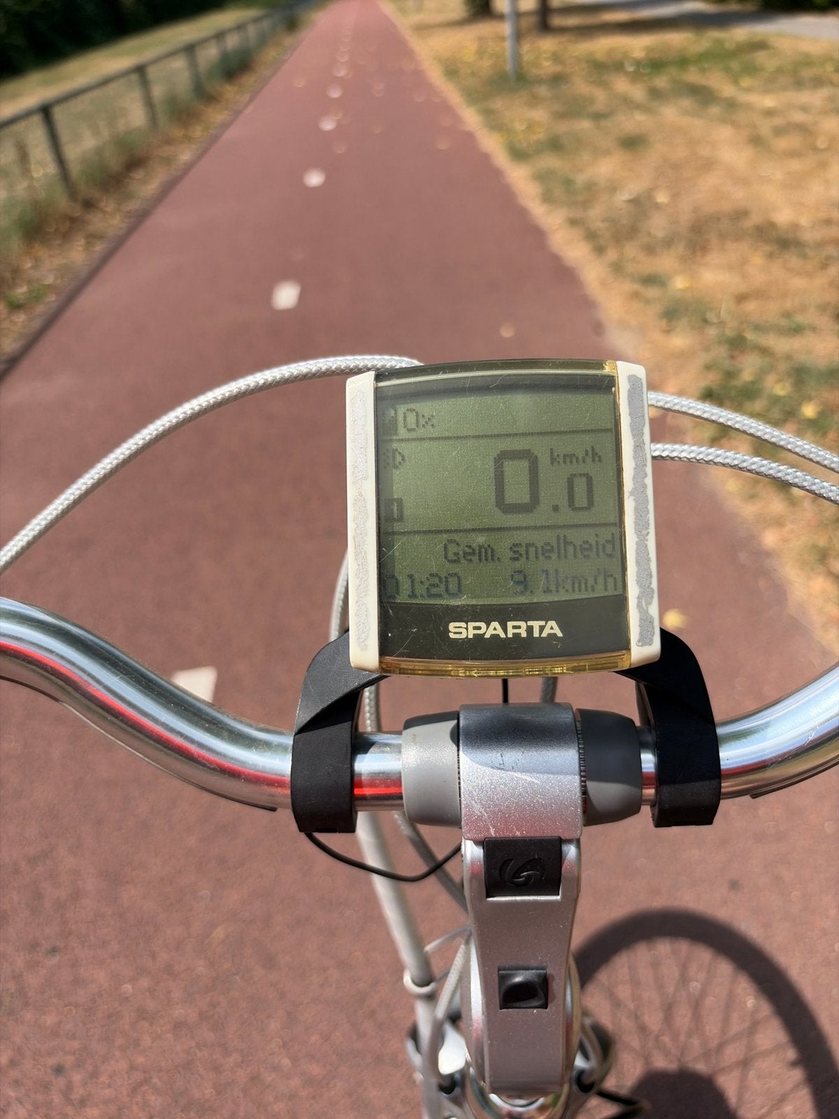 Display sparta groot, Fietsen en Brommers, Fietsaccessoires | Fietscomputers, Ophalen of Verzenden, Zo goed als nieuw