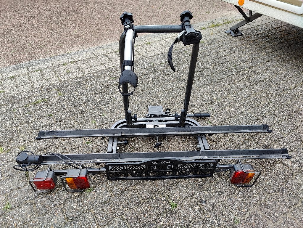 fietsendrager kantelbaar voor 2 (elektrische) fietsen, Ophalen, Trekhaakdrager