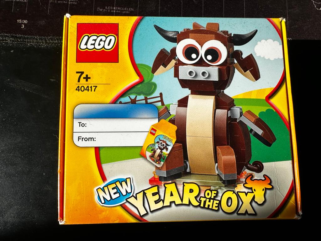 Lego 40417 Jaar van de Os, Kinderen en Baby's, Speelgoed | Duplo en Lego, Zo goed als nieuw, Lego, Complete set, Inclusief doos