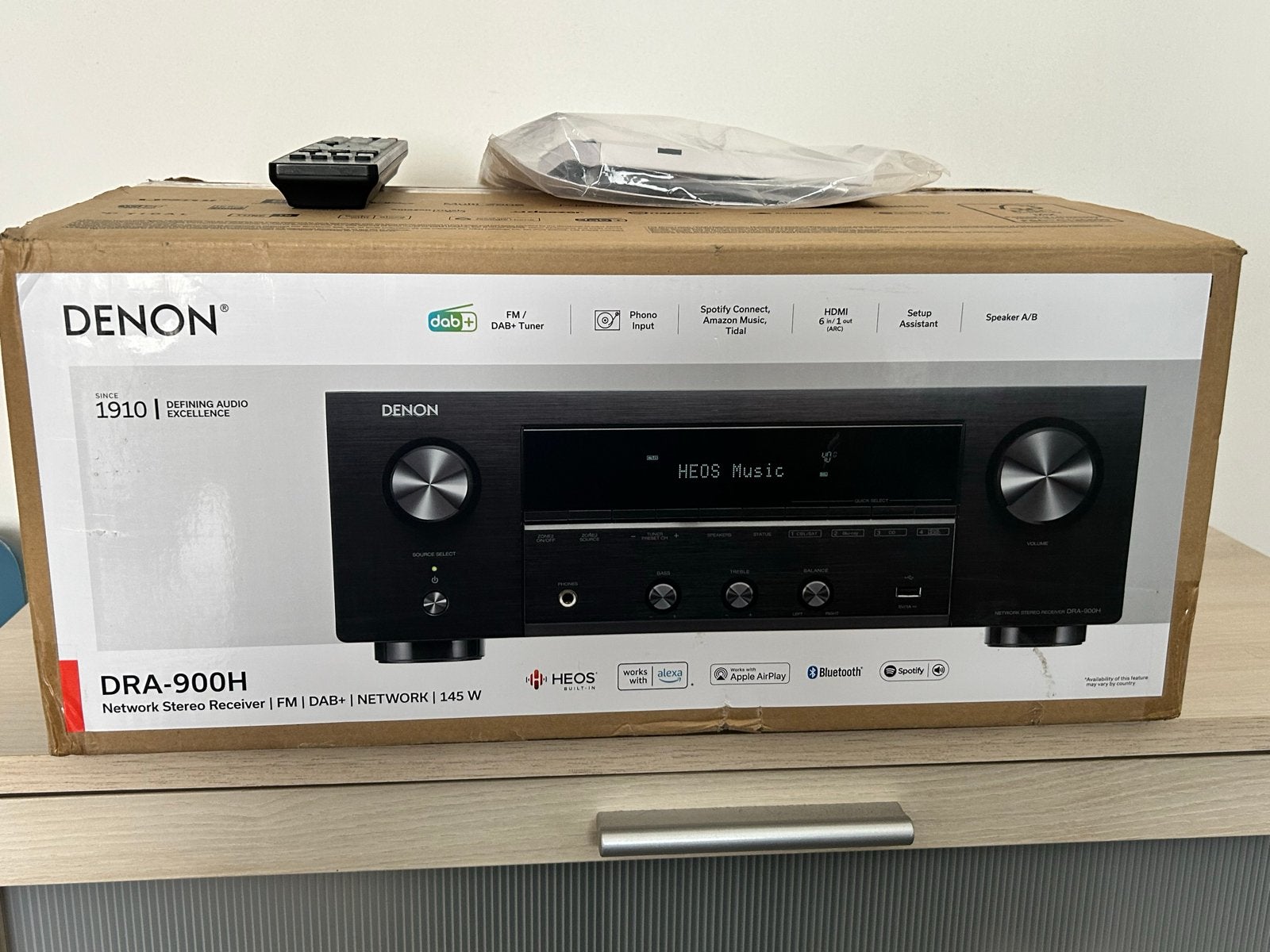 Denon DRA-900H Netwerk Stereo Receiver - 5 maanden oud, Audio, Tv en Foto, Versterkers en Receivers, Ophalen, Denon, Nieuw, 120 watt of meer