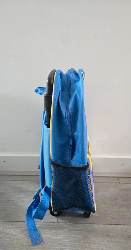 Minions Trolley Rugzak - Schooltas met Wieltjes - ZGAN, Sieraden, Tassen en Uiterlijk, Ophalen, Zo goed als nieuw, Rugtas, 40 tot 50 cm