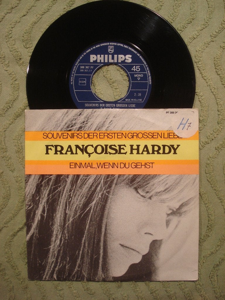 Françoise Hardy 7" : Souvenirs der ersten grossen Liebe (NL), Ophalen of Verzenden, Zo goed als nieuw, 7 inch, Pop