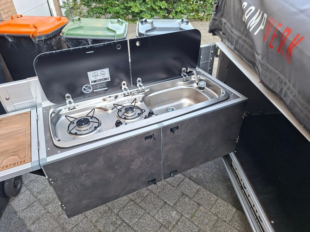 Camp werk keuken NIEUW, Caravans en Kamperen, Kampeermeubelen, Ophalen, Nieuw, Campingkast