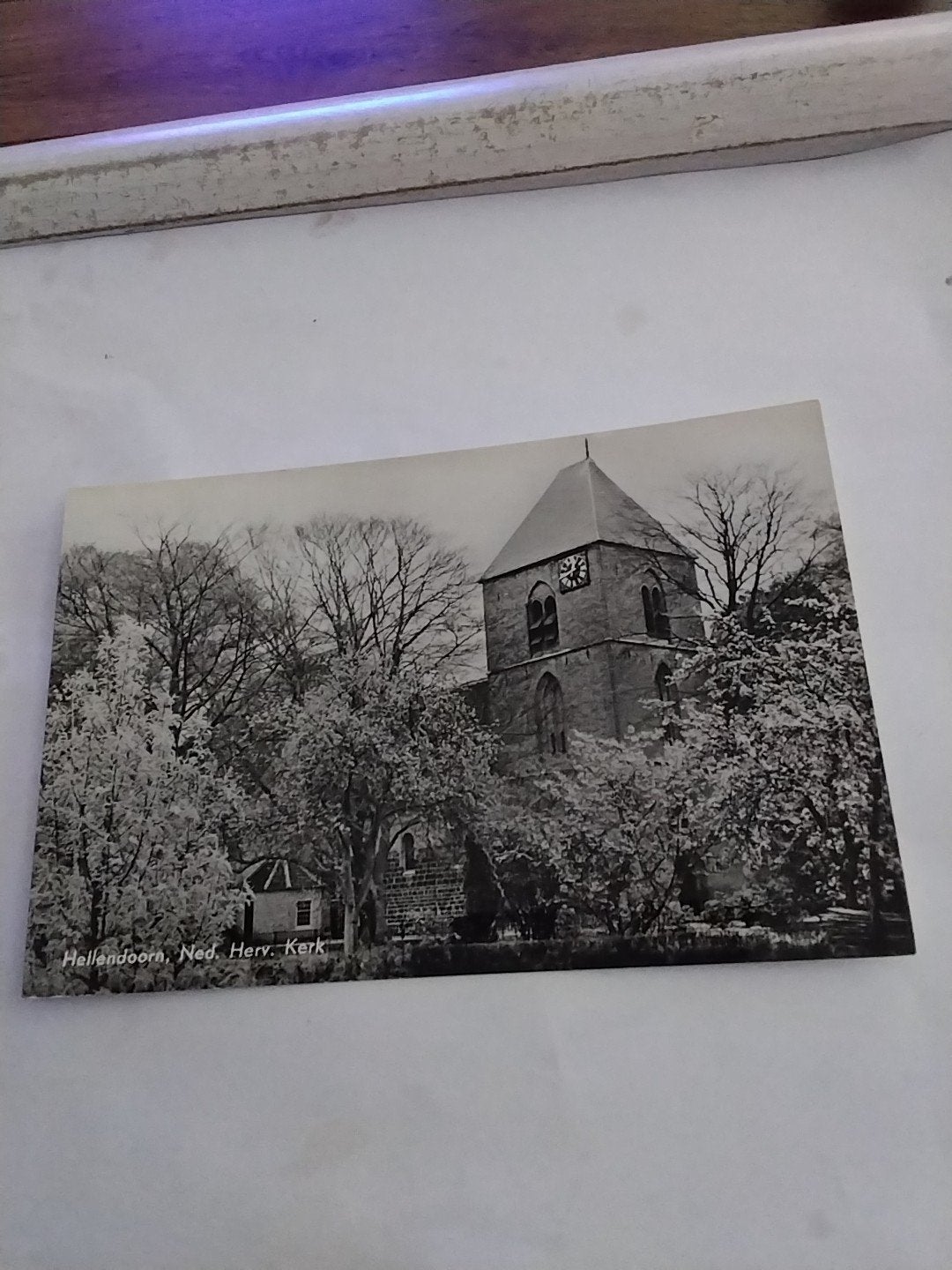 Oude ansichtkaart Hellendoorn, Ned. Herv. Kerk, Ophalen of Verzenden, Voor 1920, Gelopen, Overijssel