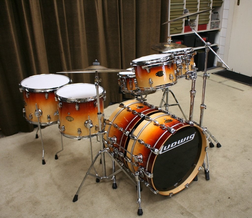 drumstel: ludwig epic modular kit TF  20/20/10/12/14/16/13sn, Muziek en Instrumenten, Drumstellen en Slagwerk, Ophalen, Zo goed als nieuw