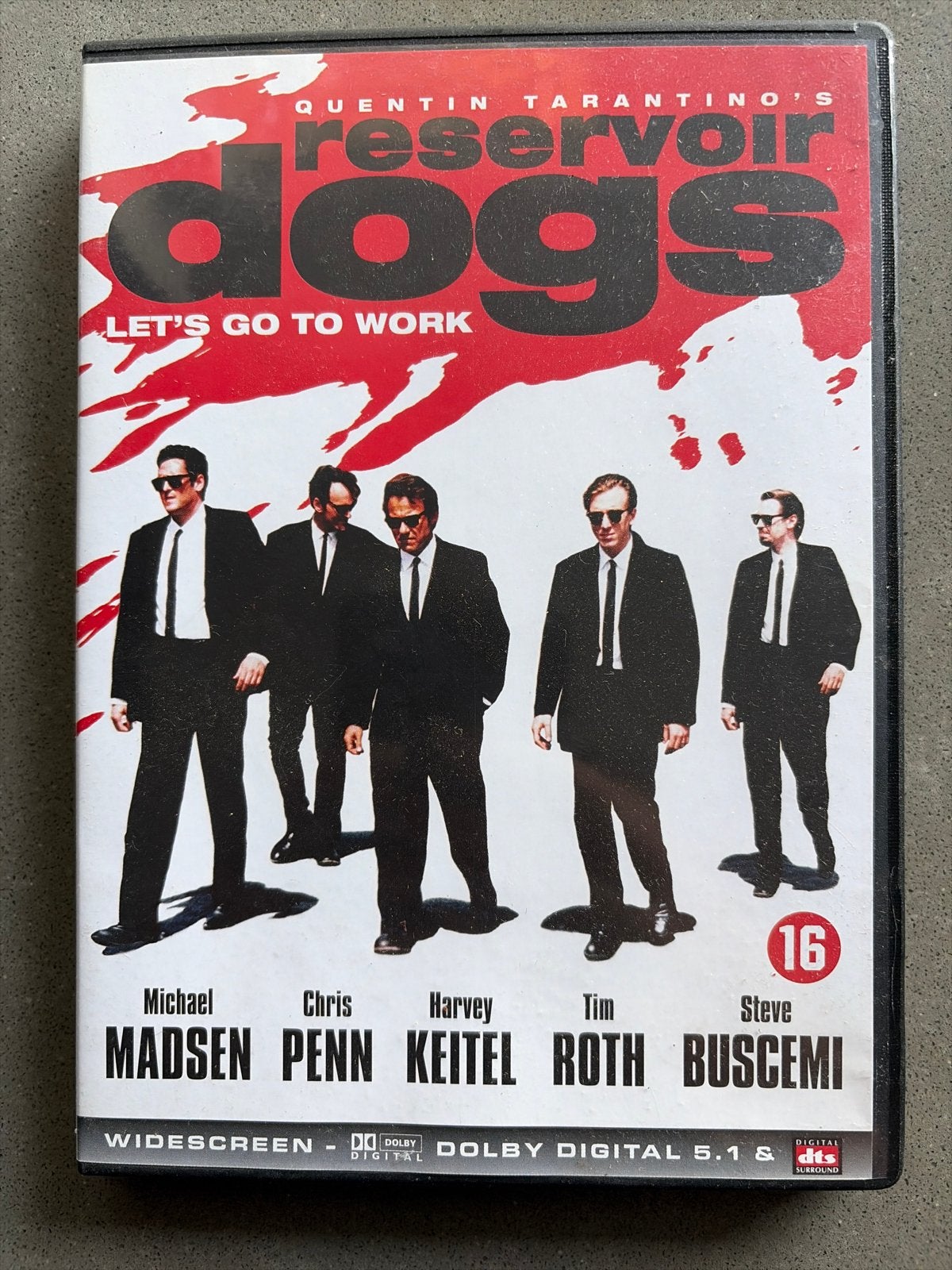 Reservoir Dogs DVD - Quentin Tarantino's Debuutfilm, Vanaf 16 jaar, Nederlands, Actiethriller, Ophalen of Verzenden