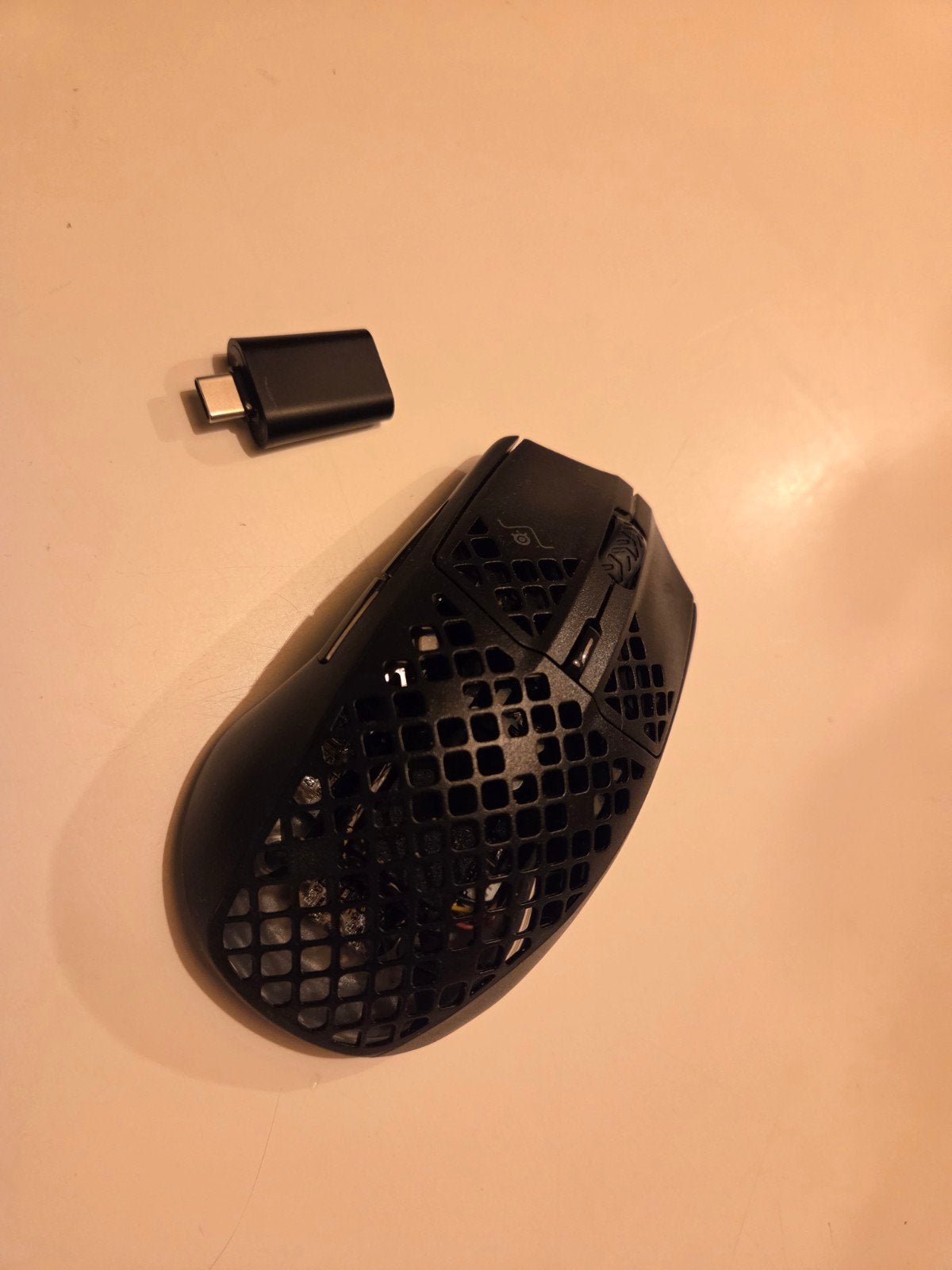 SteelSeries Aerox 3 (2022) Wireless Gaming Muis Onyx RGB, Computers en Software, Muizen, Rechtshandig, Muis, Gaming muis, Ophalen of Verzenden