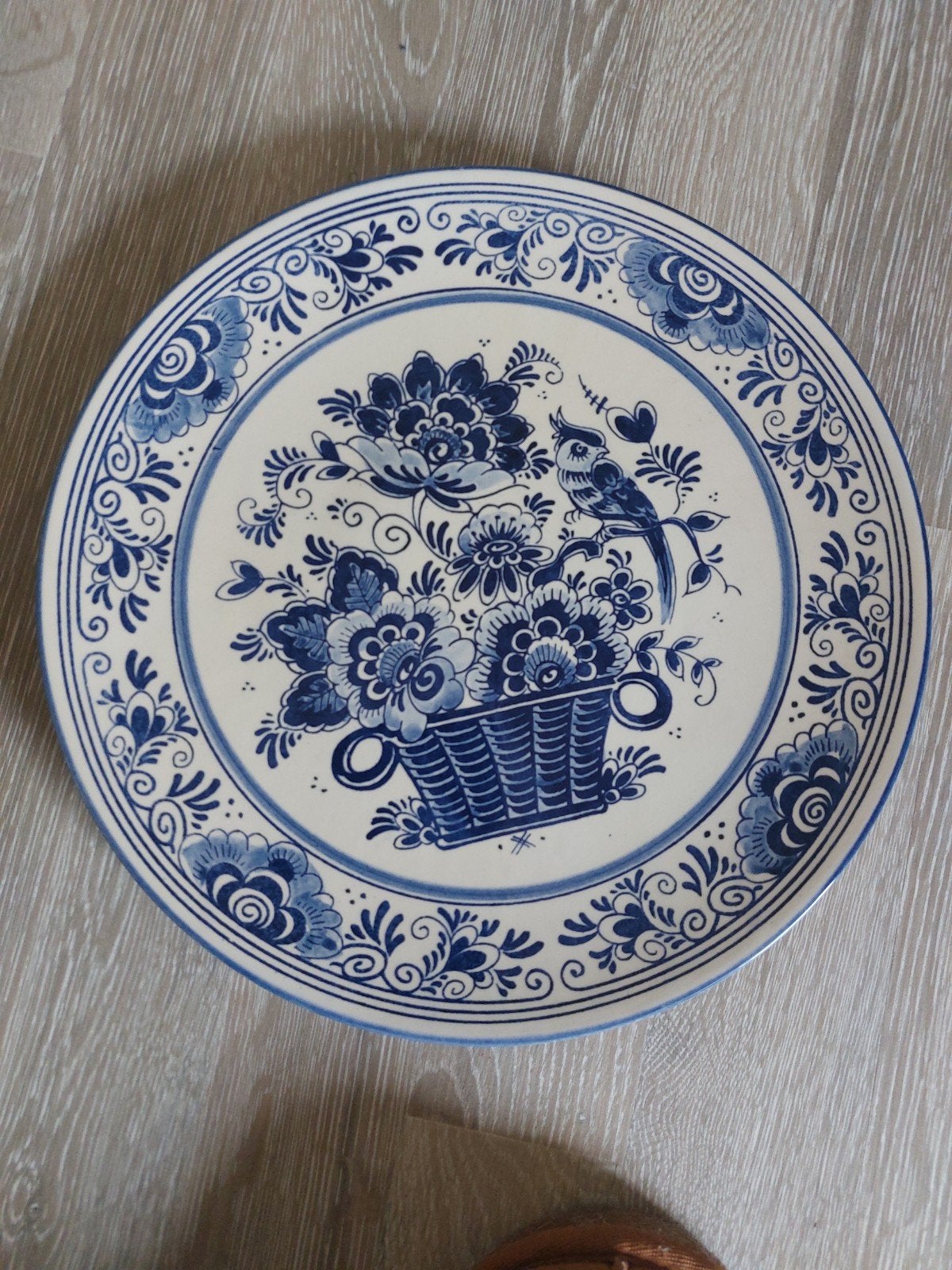 Delfts Blauw Handgeschilderd Sierbord - Made in Holland, Ophalen