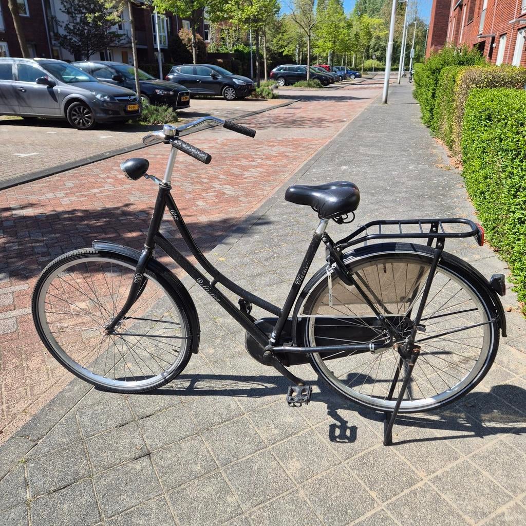 Zwarte opoe fiets, Fietsen en Brommers, Ophalen