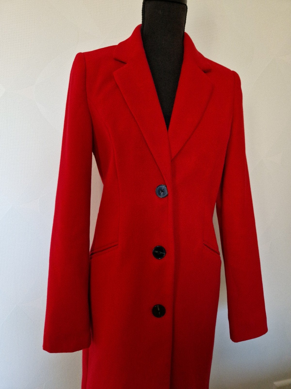 Mooie rode Vero Moda jas, maat 36 damesjas rood getailleerd, Ophalen of Verzenden, Zo goed als nieuw, Maat 36 (S), Rood
