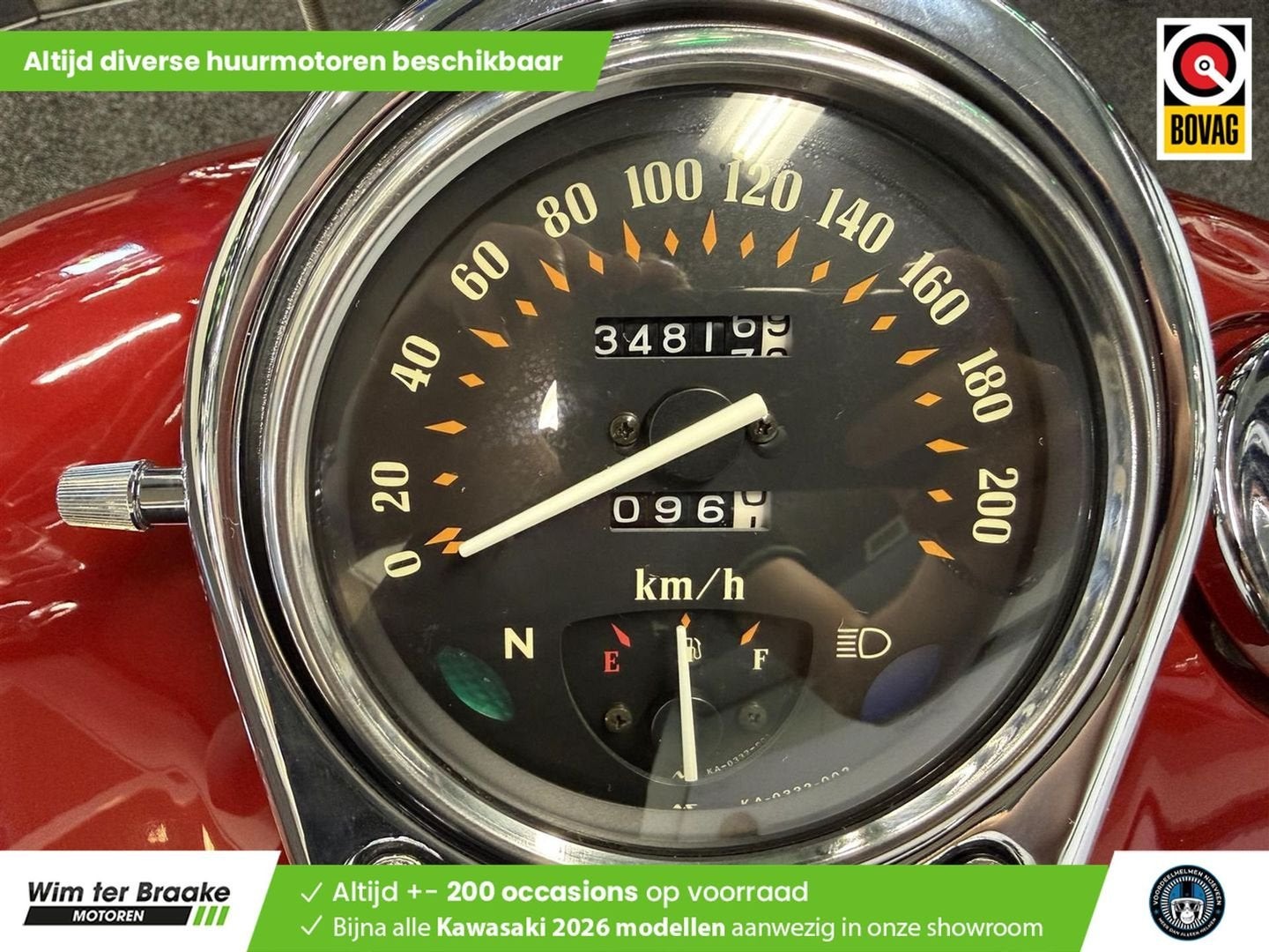 KAWASAKI VN 1500 Vulcan Classic (bj 1998) 34,021 km, 2 cilinders, Bedrijf, Onbekend, KAWASAKI