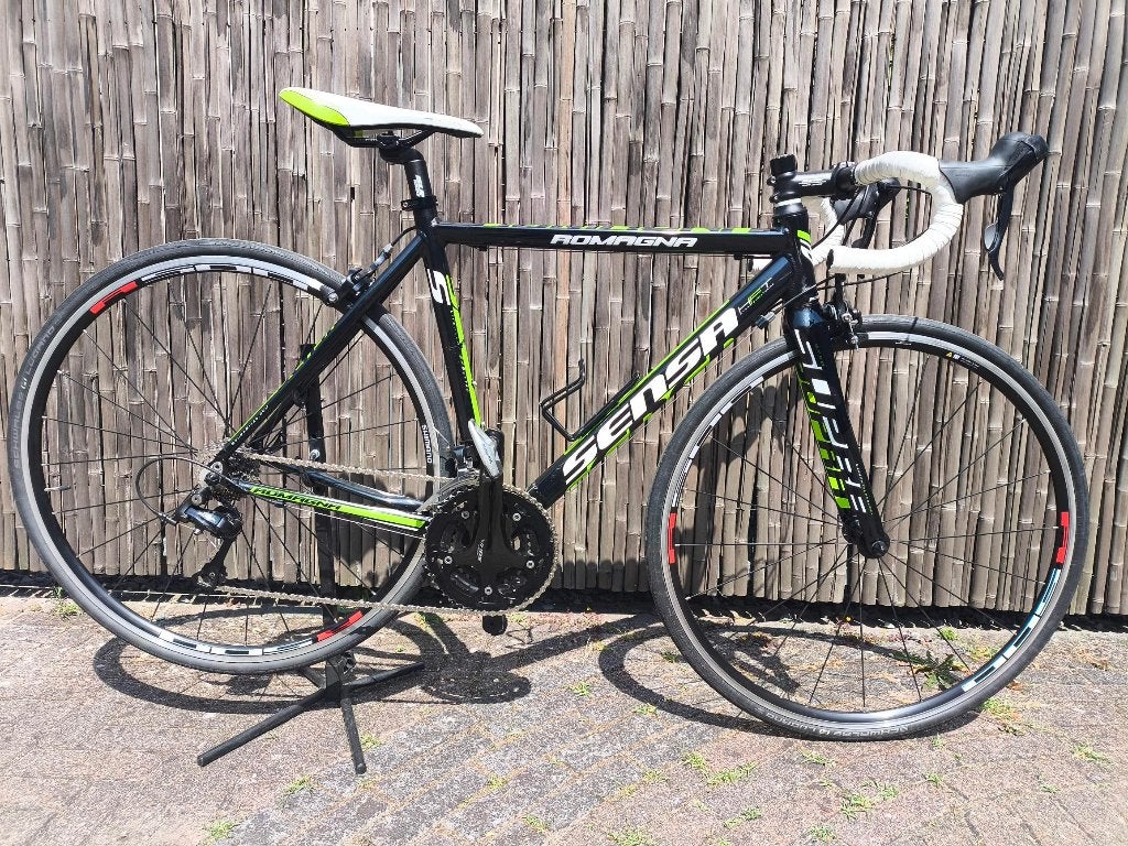 Sensa Romagna Racefiets 52cm+EXTRA WIELSET incl trainersband, 28 inch, Gebruikt, Aluminium, 49 tot 53 cm