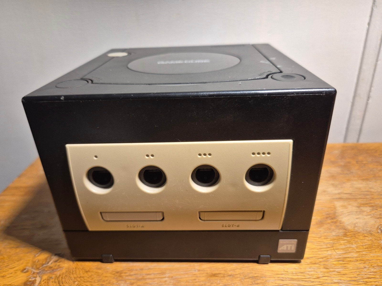 Zwarte GameCube console, zonder controller en kabels, Ophalen of Verzenden, Zo goed als nieuw, Zwart, Zonder controller