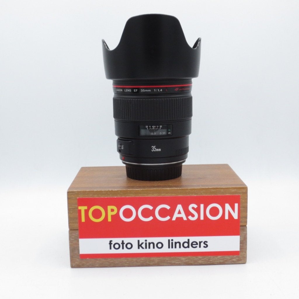 OCCASION: Canon EF 35mm 1:1.4 L USM, Audio, Tv en Foto, Gebruikt, Canon, 35 mm, Handmatige focus