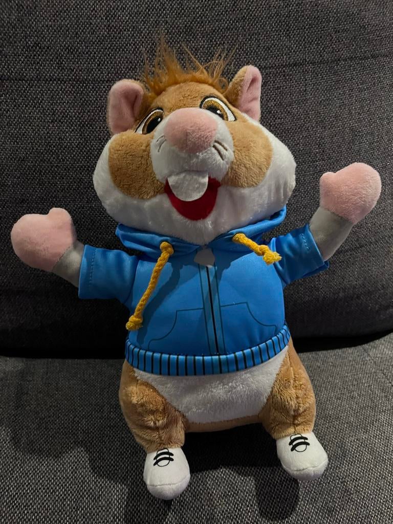 Albert Heijn hamster knuffel met blauwe hoodie, Albert Heijn, Hamster, Nieuw, Ophalen of Verzenden