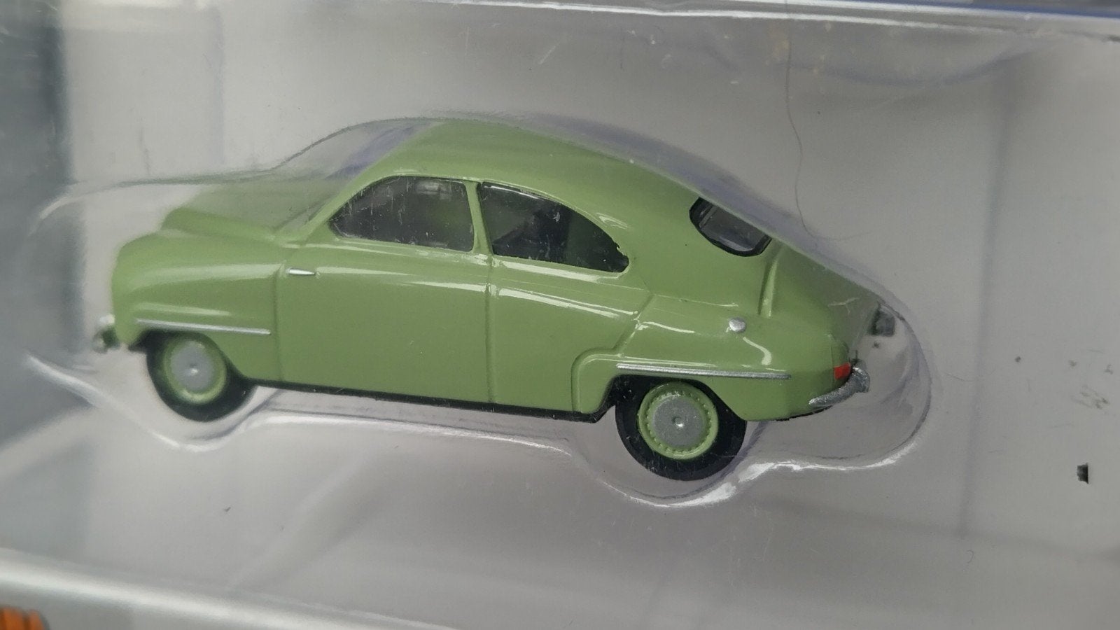 Saab 92 groen 1:87 H0 Brekina Pol, Auto, Verzenden, ., Brekina