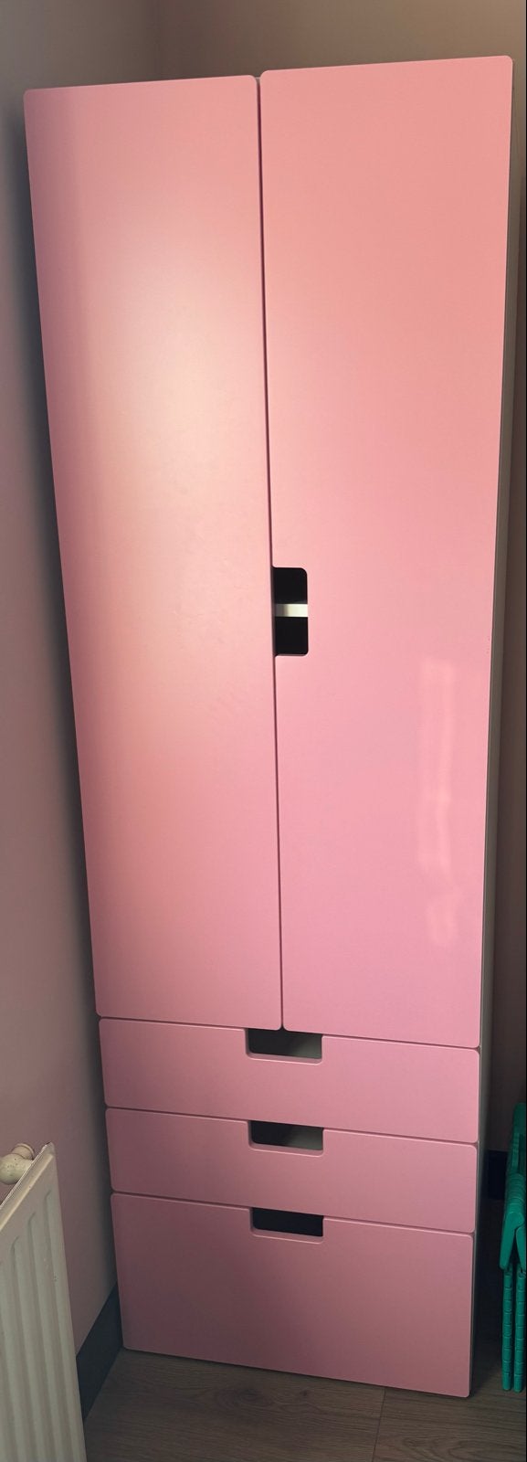 IKEA Stuva Roze Kledingkast met Lades, Planken en Manden, Ophalen, Overige materialen, Met deur(en), 50 tot 100 cm