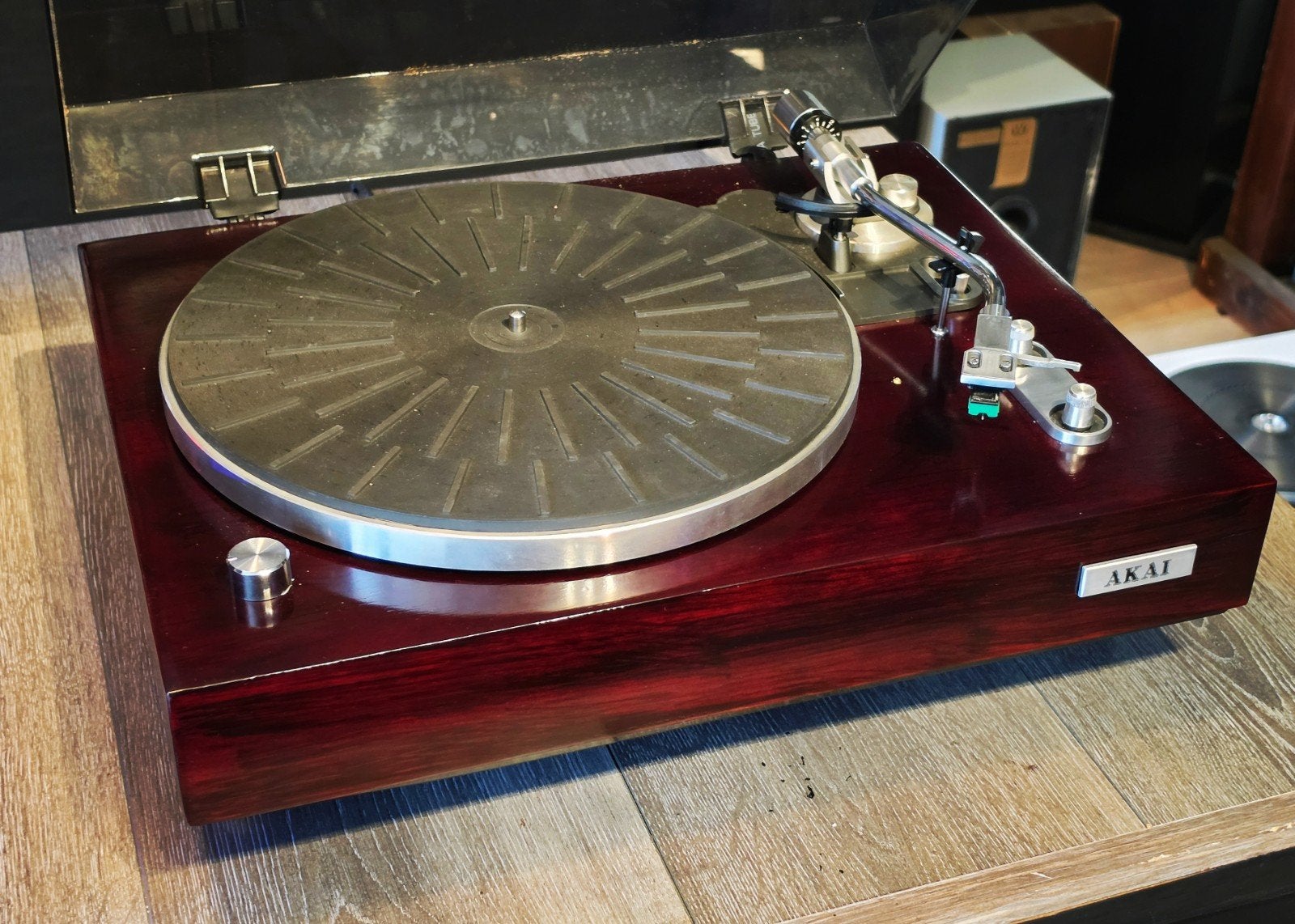 AKAI AP-103C • CUSTOM • GEREVISEERD • GARANTIE • ECHT HOUT, Audio, Tv en Foto, Akai Japan, Automatisch, Refurbished, Ophalen of Verzenden