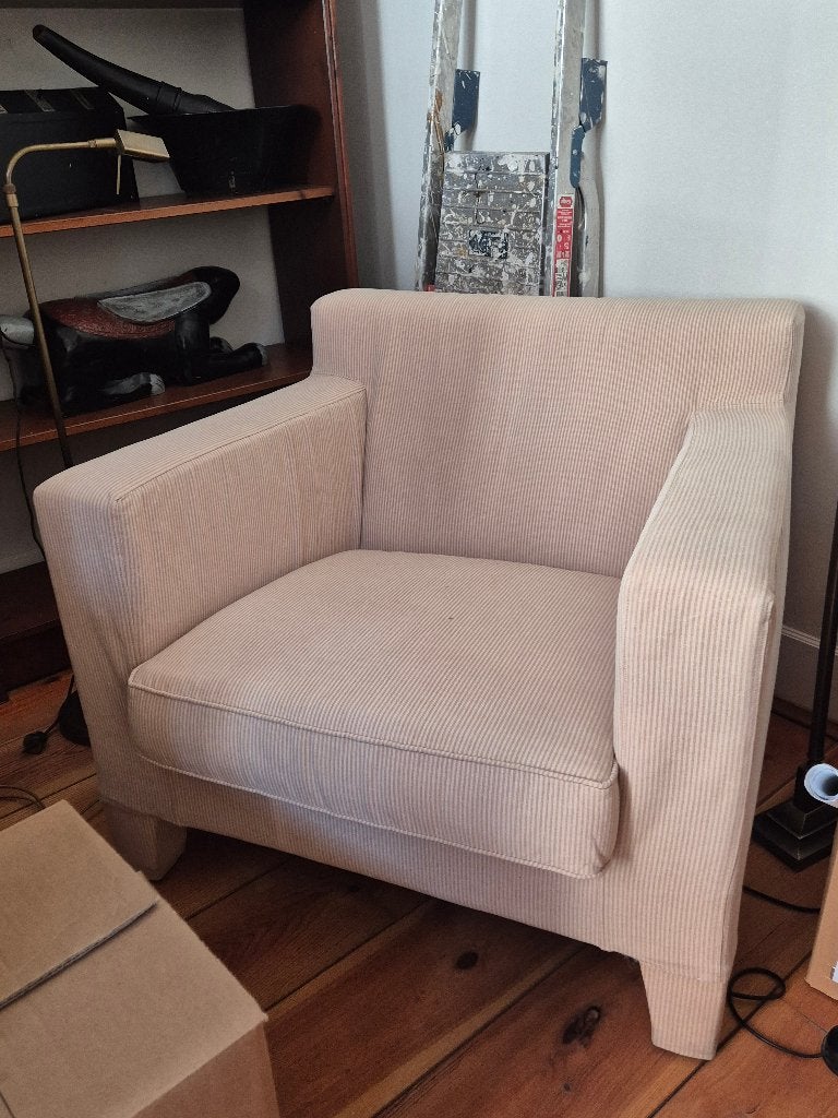 Twee Italiaanse design fauteuils, Ophalen