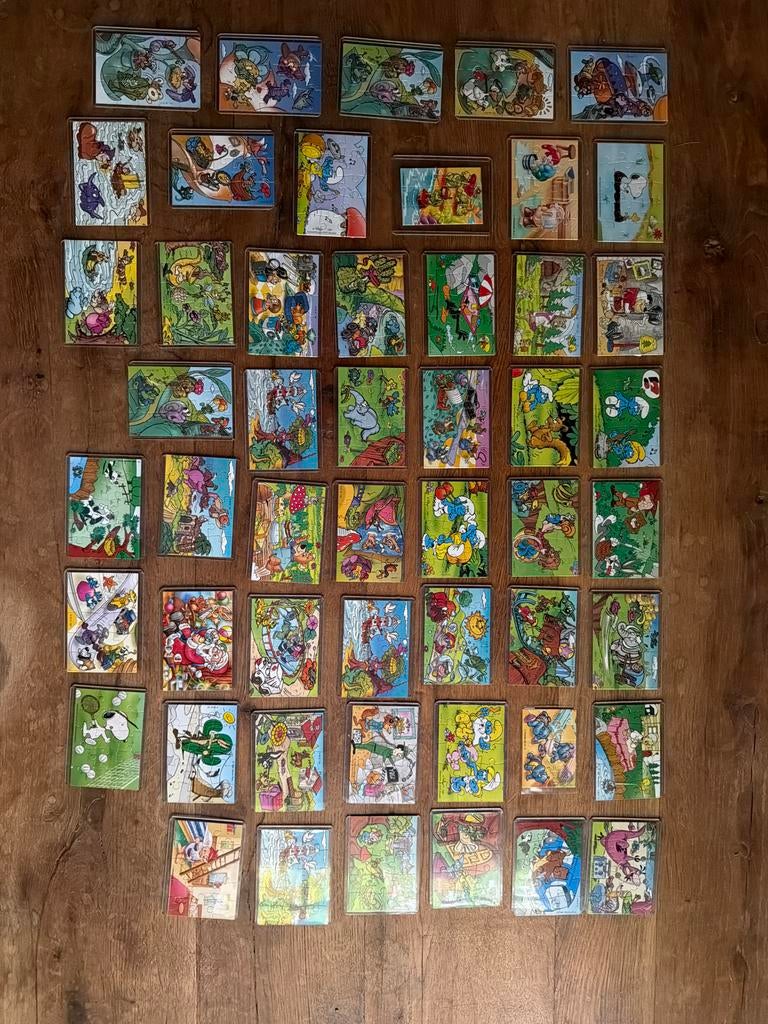 Verzameling van 50+ Ferrero Kinder surprise puzzels compleet, Ophalen of Verzenden, Gebruikt
