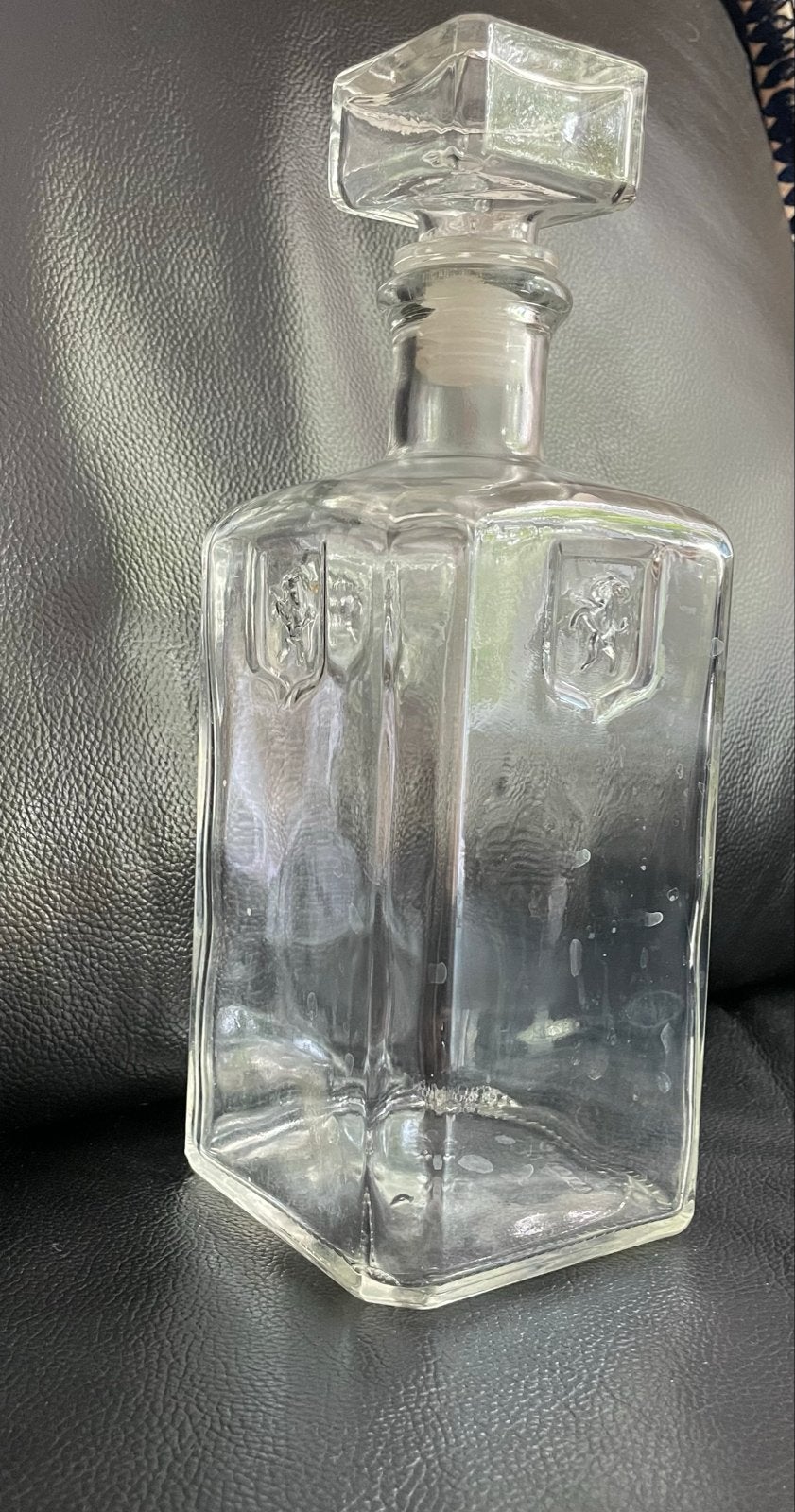 Vintage Glazen Karaf met Stop - Decoratief, Ophalen of Verzenden
