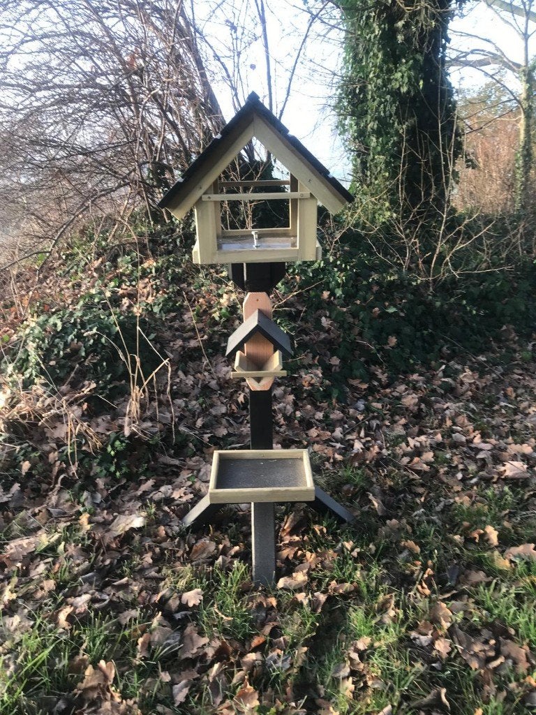 Vogel Voederhuisje op Voet., Tuin en Terras, Vogelhuisjes en Vogelbaden, Ophalen, Nieuw