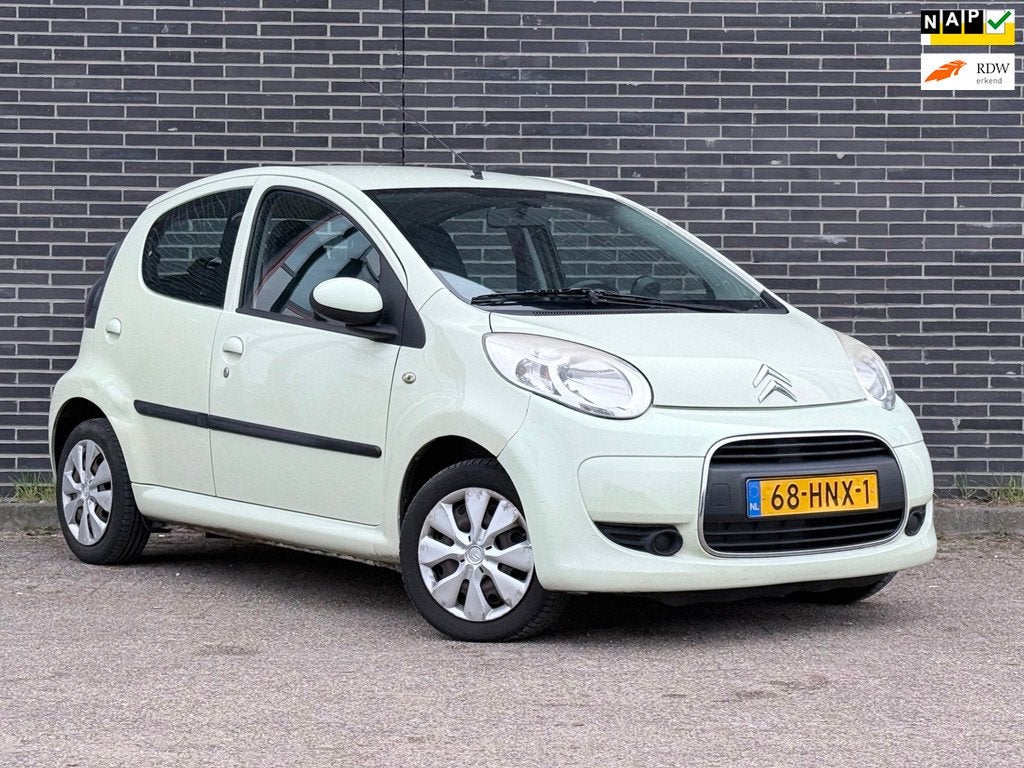 Citroen C1 1.0-12V Ambiance Airco, Half leder! Nieuwe APK!, Auto's, Citroën, Voorwielaandrijving, Gebruikt, 4 stoelen, Origineel Nederlands